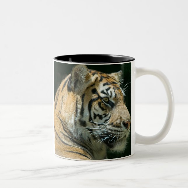 Sumatran tiger Två-Tonad mugg (Höger)