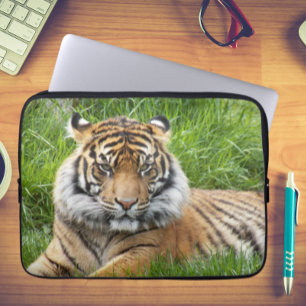 Sumatran Tiger Wildlife Photo Laptop Fodral