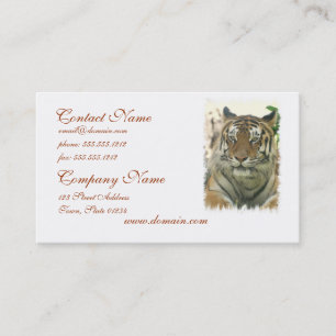Sumatran tigervisitkortar visitkort