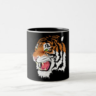 sumatrantiger Två-Tonad mugg