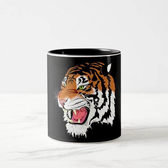 sumatrantiger Två-Tonad mugg (Center)