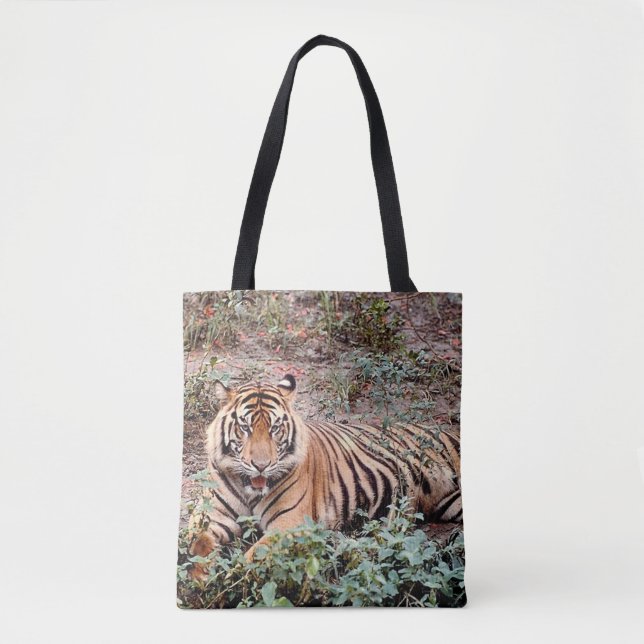 Sumatratiger Totebag Tygkasse (Framsida)