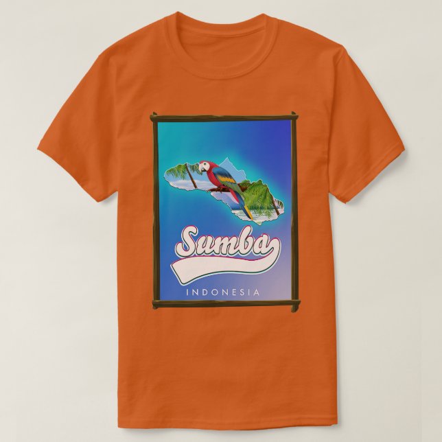 Sumba Indonesia karta T Shirt (Design framsida)