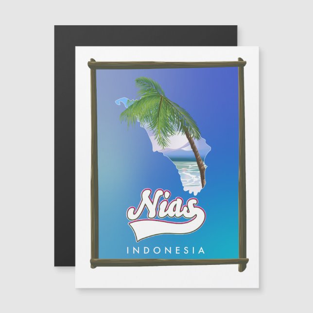 Sumbaön Indonesien reskarta (Fram/baksida)