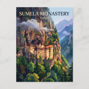 Sumela-klostret Turkiet Vykort