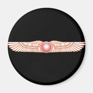 Sumerian Anunnaki bevingad solDisk Magnet