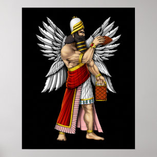 Sumerian Gud Enki Poster