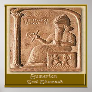 Sumerian Gud Samash Poster