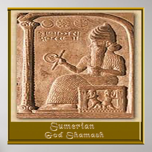 Sumerian Gud Samash Poster (Framsidan)