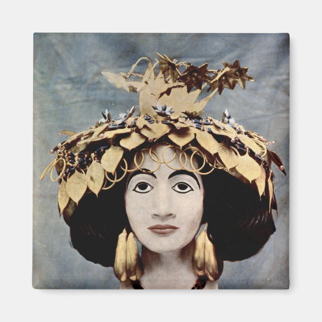 Sumerian headdress, född av Queen Shub-ad Magnet (Framsidan)