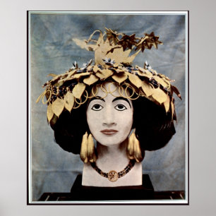 Sumerian headdress, född av Queen Shub-ad Poster