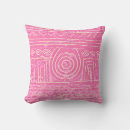 Sumerian Mesopotamian Mönster Rosa Kudde