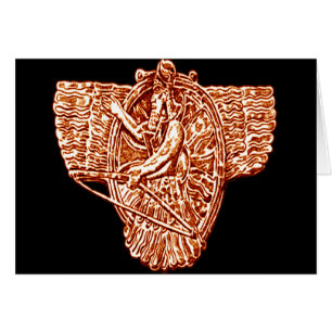 *Sumerian Mythology* bevingada gudar Hälsningskort