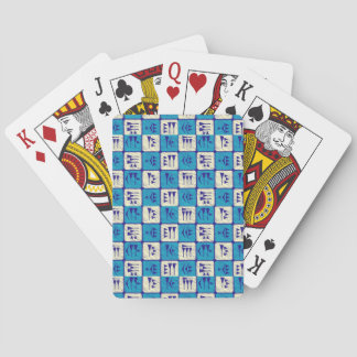 Sumeriska alfabet 2 klassiska uppspelningskort casinokort