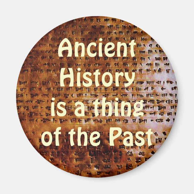 SUMERISKA CUNEIFORM-SKRIVNINGSMYNT MAGNET (Framsidan)