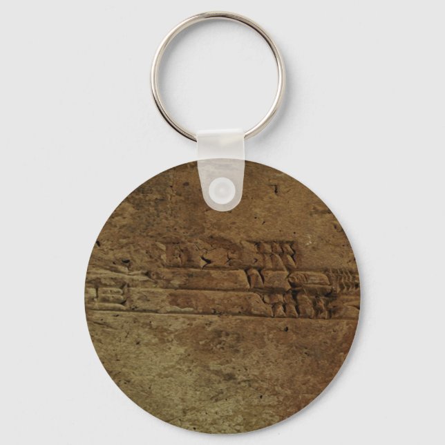 "Sumeriska Cuneiform Writing" Keychain Gift Nyckelring (Framsida)