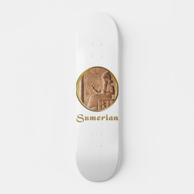 Sumeriska Mini Skateboard Bräda 18,7 Cm (Framsida)