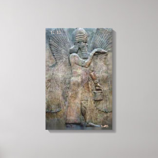 SUMERISKA TABLETTER CANVAS DMT ANDLIG GRAFFITI