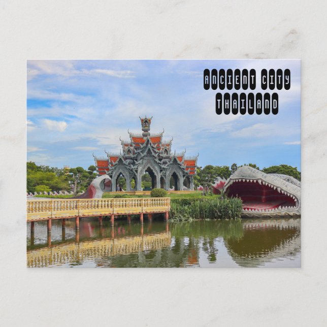 Sumeru Mountain in Ancient City Helg Vykort (Framsida)