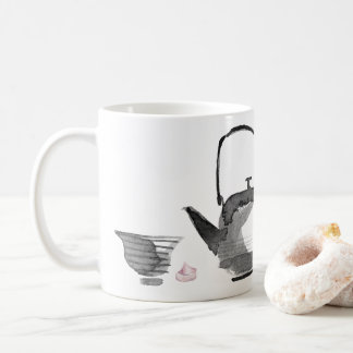 Sumi-e Bläck-färg med nollcitat Kaffemugg