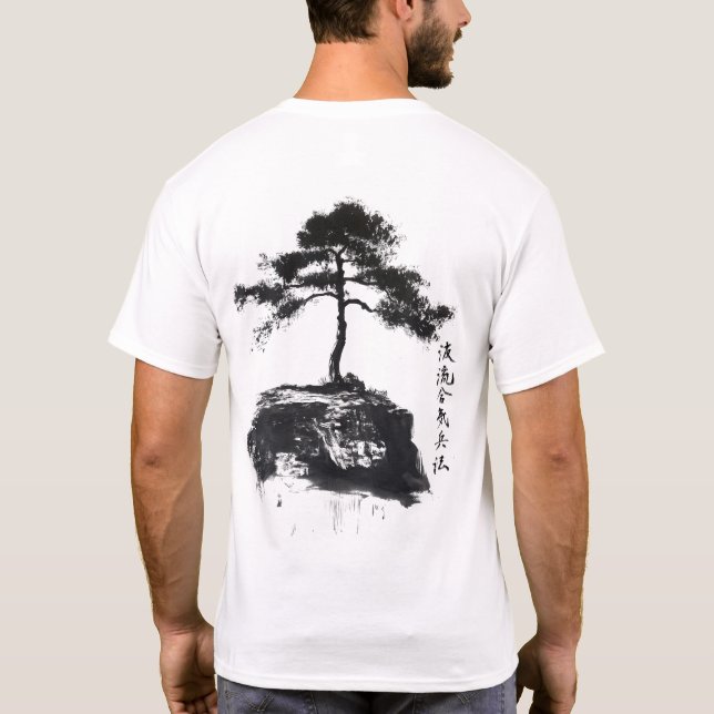 Sumi-e Bonsai T Shirt (Baksida)