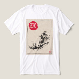 Sumi-e Koi – Japans anda T Shirt