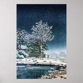 Sumidagawa Suijin Forest av Tsuchiya Koitsu Poster