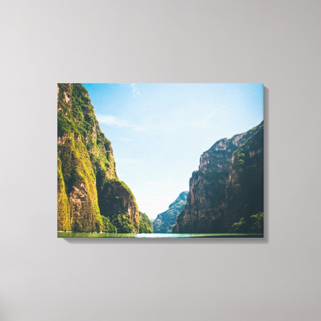 Sumidero Canyon, Mexiko Canvastryck (Framsida)