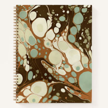 Suminagashi Marled Papper Replik