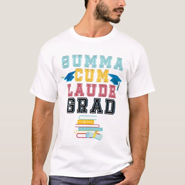 Summa Cum heder för skjorta för Laude T Shirt (Framsida)