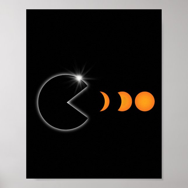 Summa solarier Eclipse 8.2024 Roligtar Poster (Framsidan)