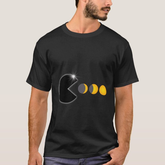 Summa solarier Eclipse 8.2024 Roligtar T Shirt (Framsida)