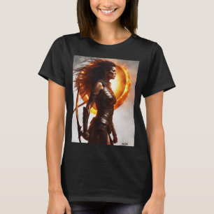 Summa solarier Eclipse Sol Warrior Add Text eller T Shirt