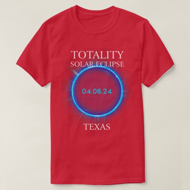 Summa solceller Eclipse 2024 exas 04 T Shirt (Design framsida)