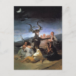 Summarisk beskrivning Francisco Goya, le Sabbat de Vykort