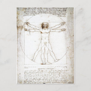 Summariska Leonardo Da Vinci: Proportionerar av Vykort