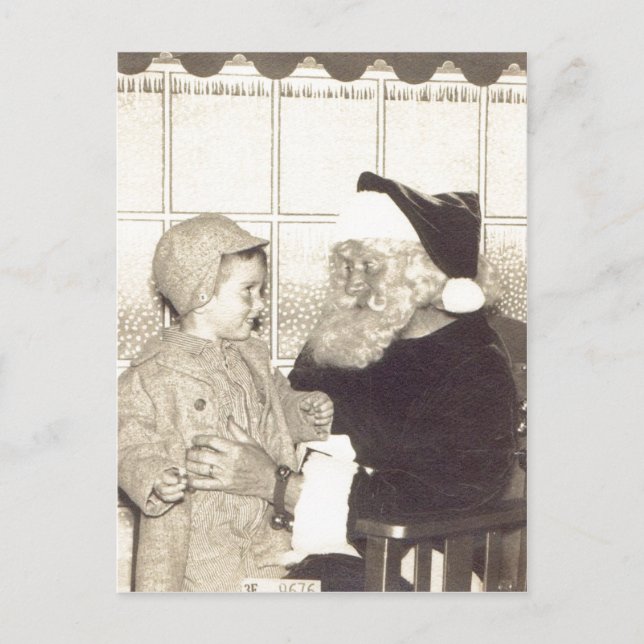 Summariskt varuhus Santa circa 1956. A.Chris Helg Vykort (Framsida)