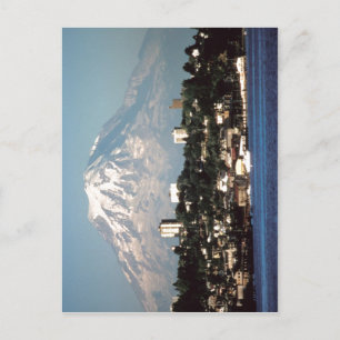 Summary Mount Rainier over Tacoma, Washington, USA Vykort