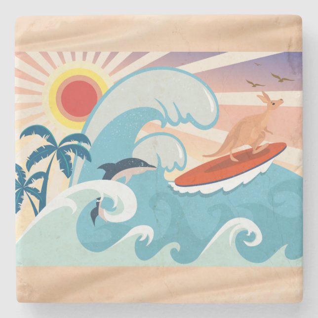 Summer Australien Stenunderlägg (Framsidan)