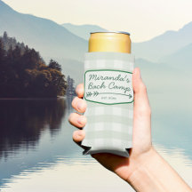 Summer Bach Camp Gingham Bachelorette Party Favor