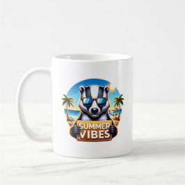 Summer Badger Kaffemugg