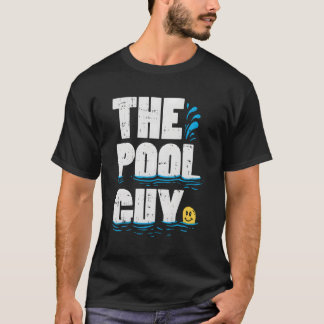 Summer Bassäng Guy Gifts Funny Swimming Bassäng Bo T Shirt