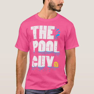 Summer Bassäng Guy Gifts Funny Swimming Bassäng Bo T Shirt