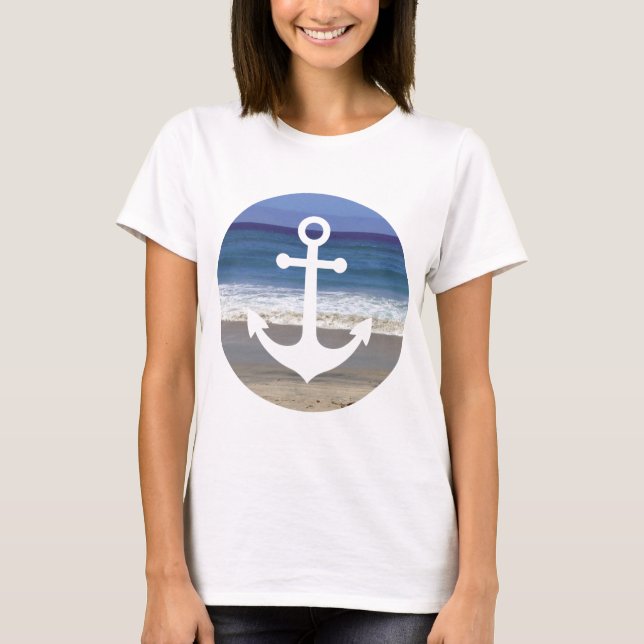 Summer Beach Anchor Tee (Framsida)