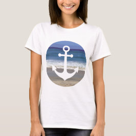 Summer Beach Anchor Tee Shirt