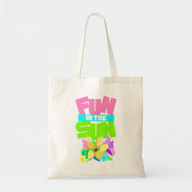 Summer Beach Bag Tygkasse (Framsidan)