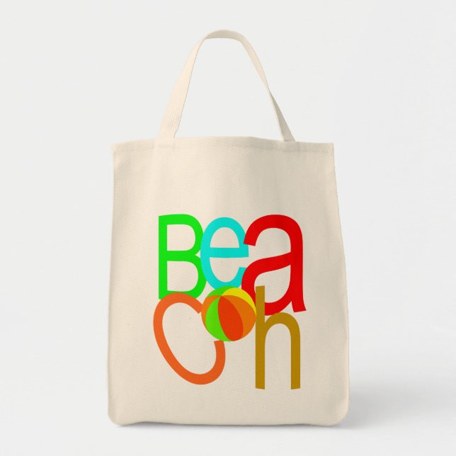 Summer Beach Bag Tygkasse (Framsidan)