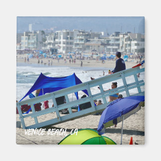 Summer Beach Day - Venedig Beach, CA Magnet