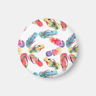 Summer Beach Flinflip flops Mönster Magnet