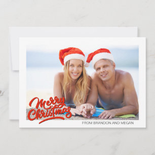 Summer Beach God jul Photo Julkort